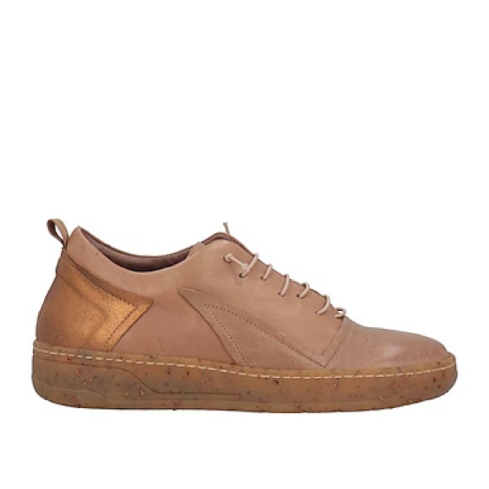 1725.A Pike Sneakers - tan and bronze leather made in Italy 38